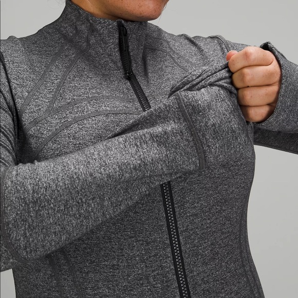 Lululemon heathered black define jacket size 6 - Picture 7 of 8